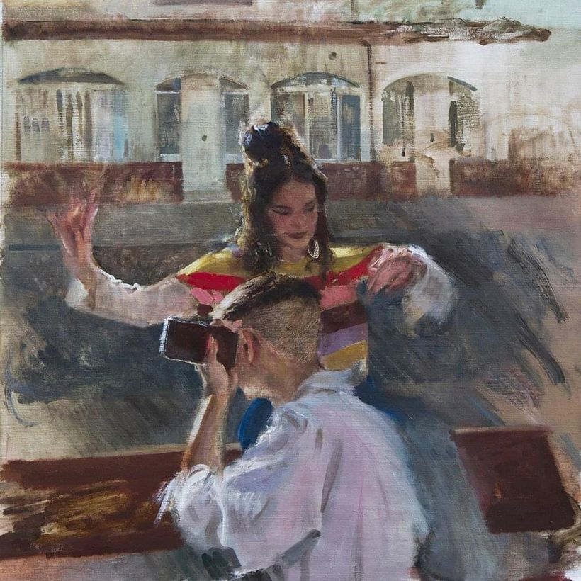 Imagen del single "Tu me dejaste de querer" de C. Tangana. Por Iván Floro.
