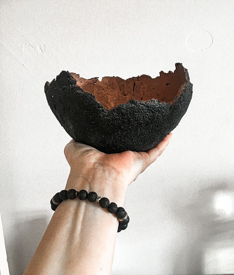 • industrial concrete bowl •