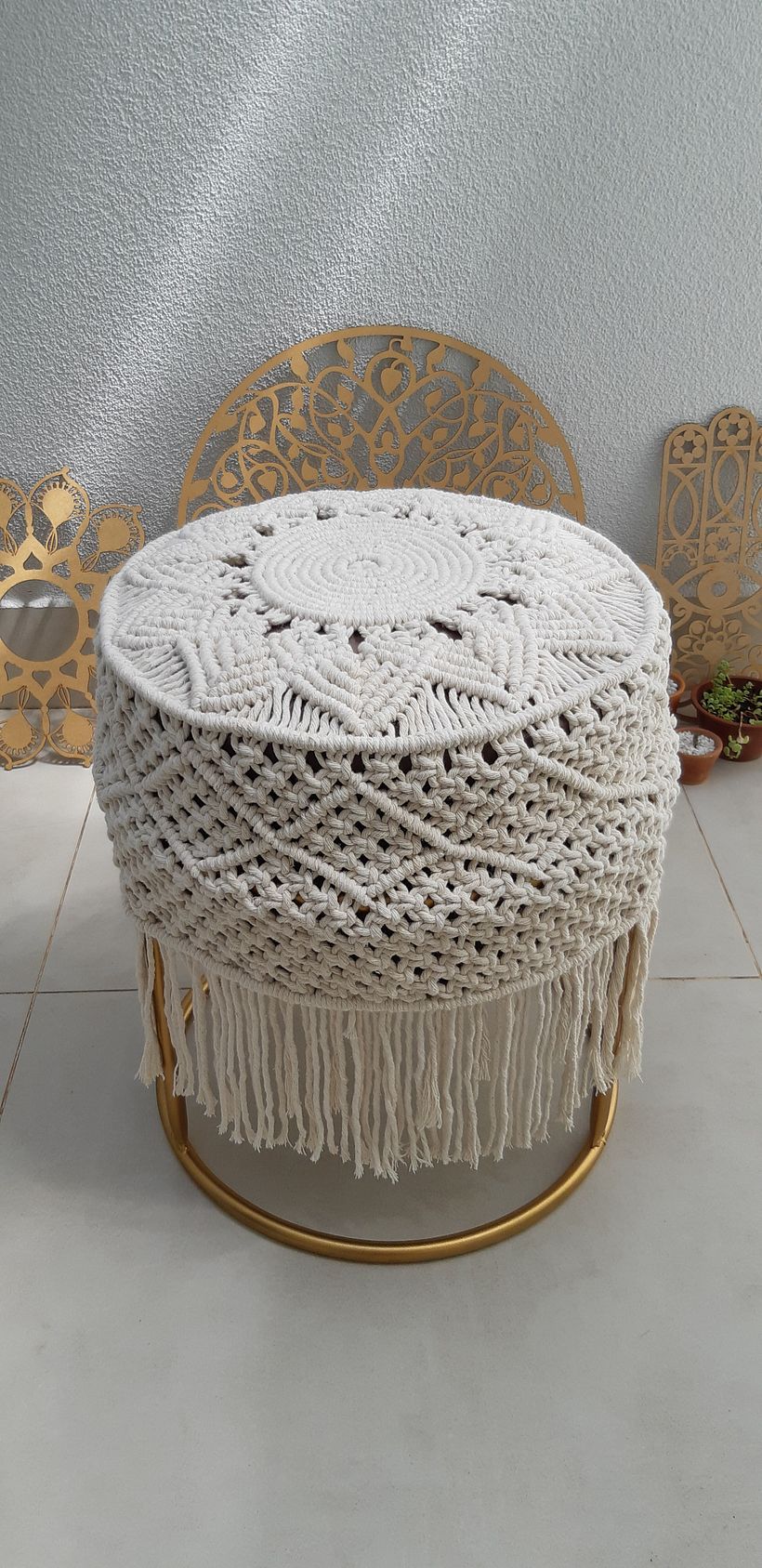 Banquinho curso macrame circular  0