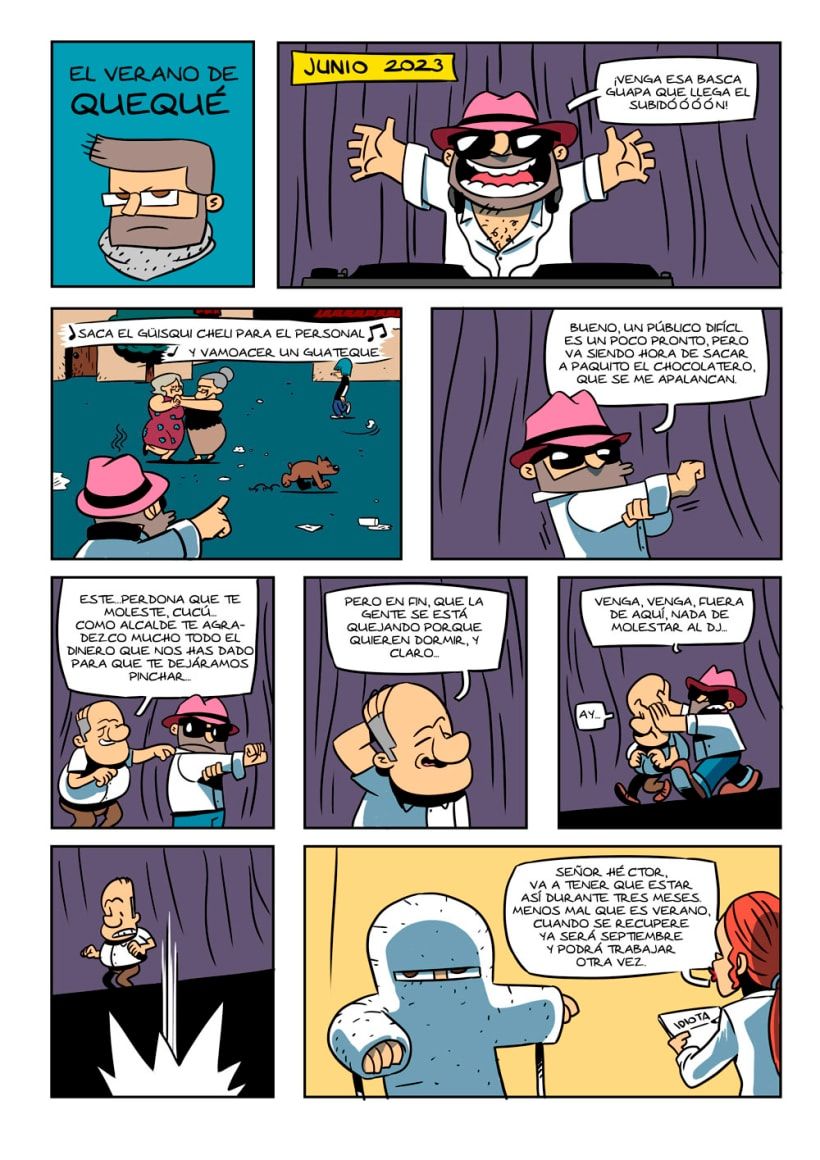 Uno de los capítulos dedicado al presentador de La vida moderna, Quequé.