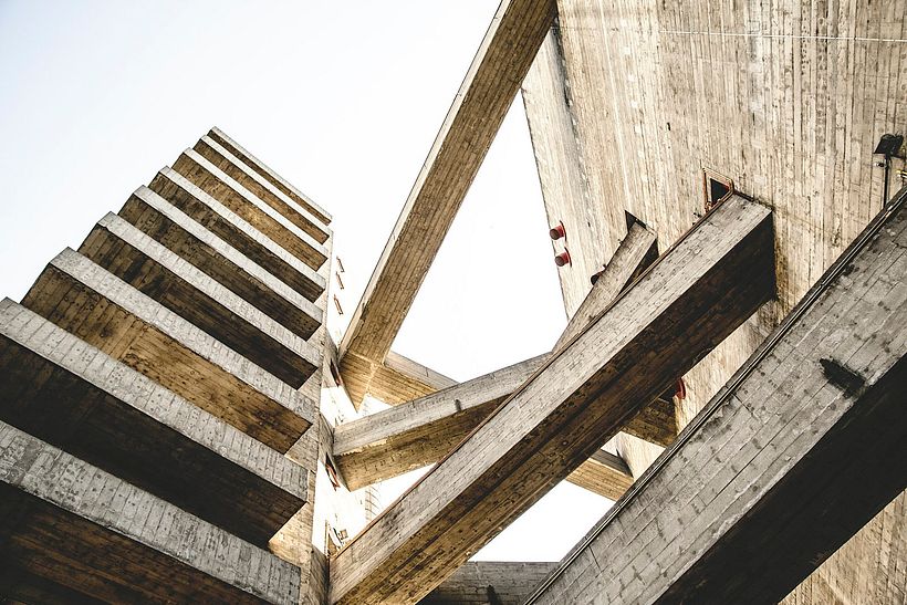 SESC Pompeia: adaptación de la antigua fábrica. 