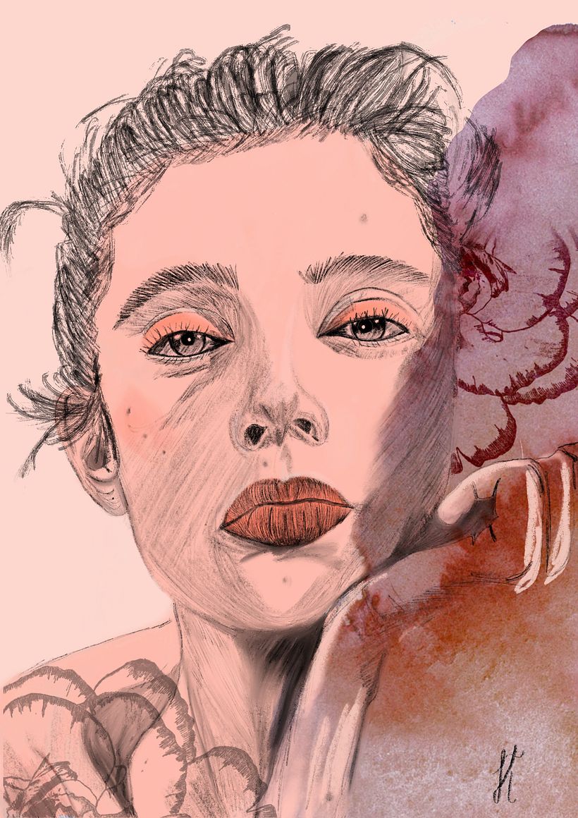 My project in Illustrated Portraits with Procreate course 0