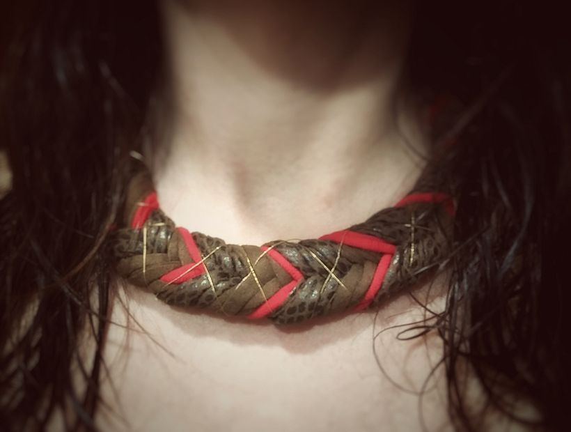 Meu projeto do curso: Criação de joalheria têxtil 0