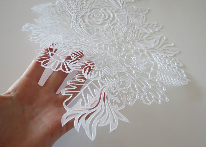 Ilustración con Paper Cutting 6