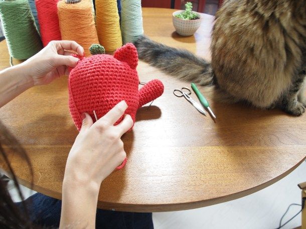 Ameskeria, photographer and crochet designer, specializes in amigurumi.