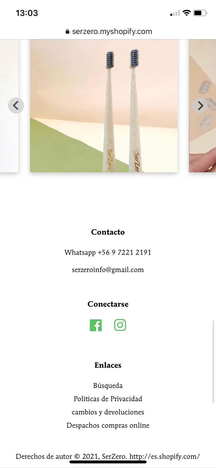 Proyecto tienda Shopify SerZero 3