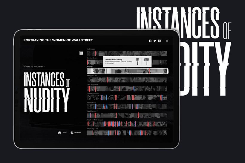 Women of Wall Street - interactive data vis 4