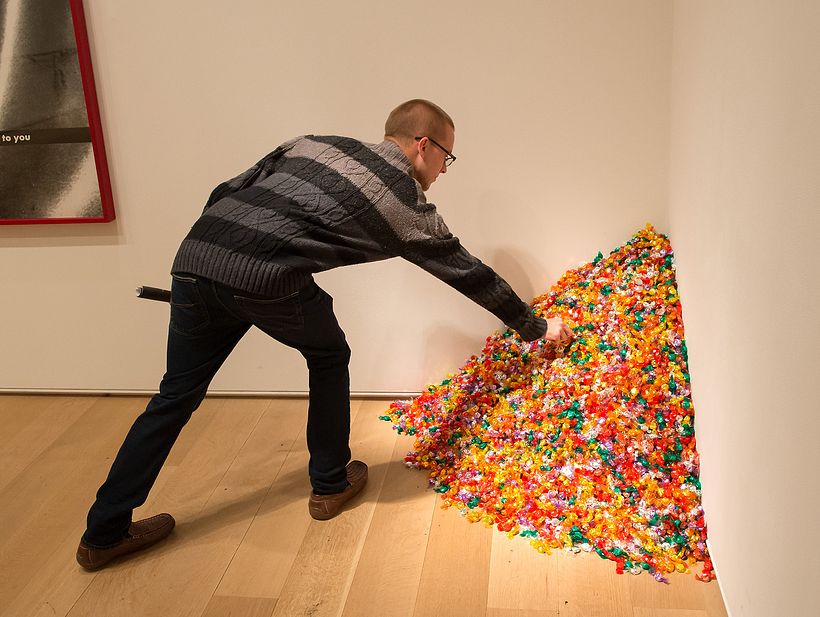 "Untitled" (Portrait of Ross in L.A.) by Felix Gonzalez-Torres