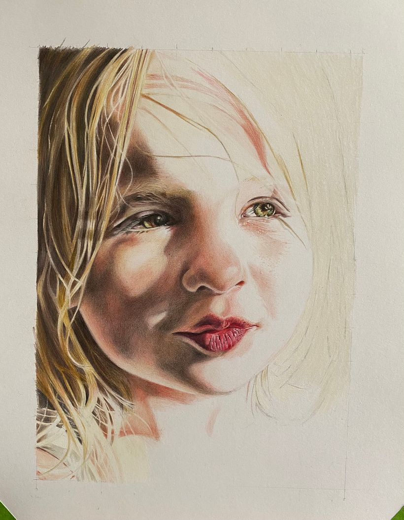 My project in Realistic Portrait with Coloured Pencils course 2