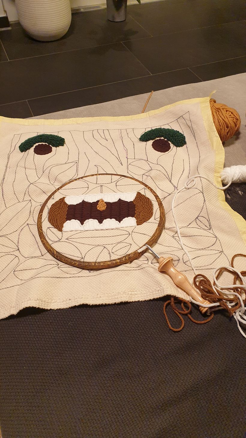 Mi Proyecto del curso: Bordado XL con aguja mágica 3