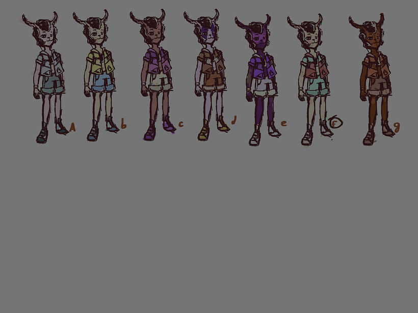 Meu projeto do curso: Design de personagens para animação com Photoshop 1