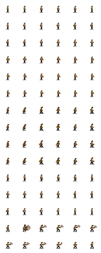 My project in Pixel Art Character Animation for Video Games course 1