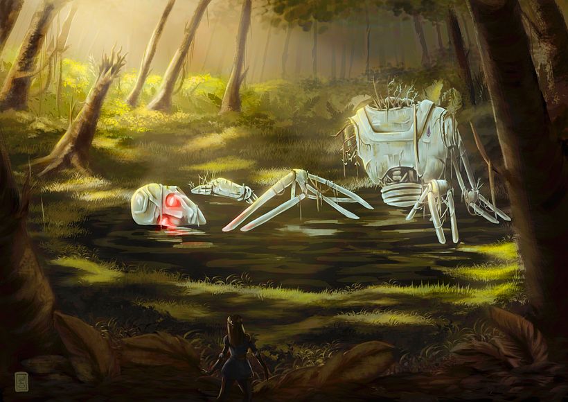 Meu projeto do curso: Concept Art: introdução ao design de cenários 12