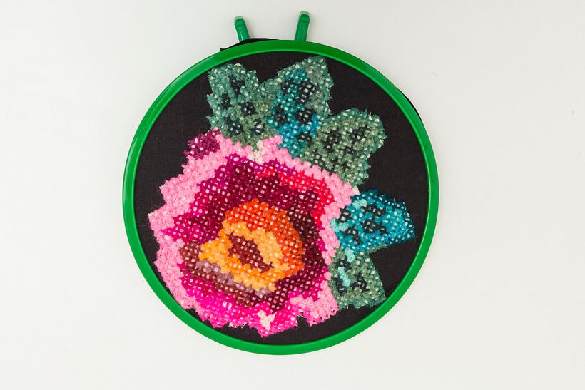 Mi Proyecto del curso: Introducción al punto de cruz contemporáneo - Artesanía