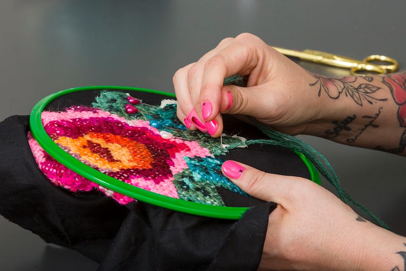 Mi Proyecto del curso: Introducción al punto de cruz contemporáneo - Artesanía