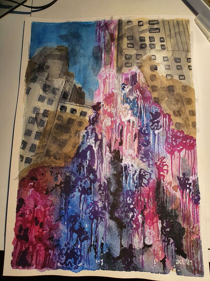 My project in Urban Landscapes in Watercolor course 0