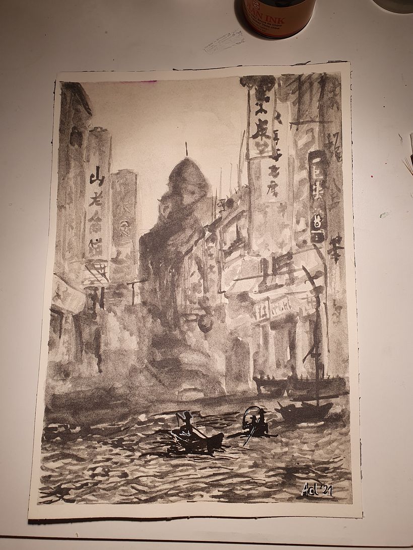 My project in Urban Landscapes in Watercolor course 2