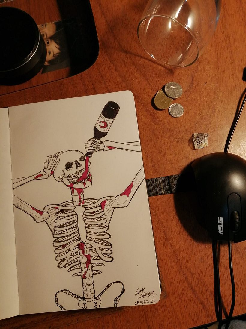 Proyecto Dibujo Anatómico: Poema de un borracho 0