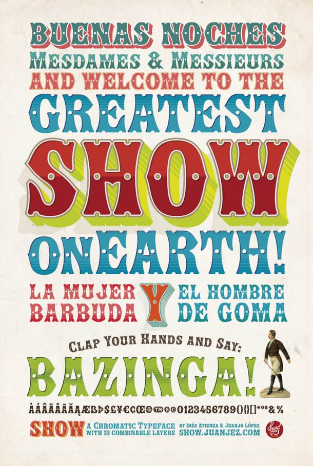 Proyecto del diseñador de tipografías y tipógrafo Juanjo López.