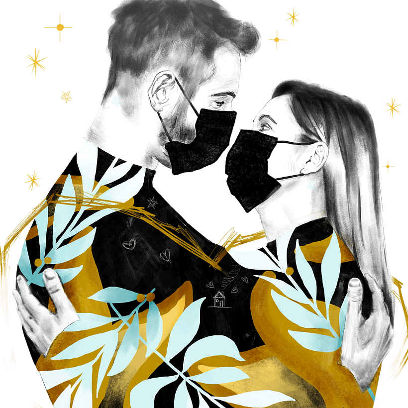 Mi Proyecto del curso: Retrato con lápiz, técnicas de color y Photoshop -1