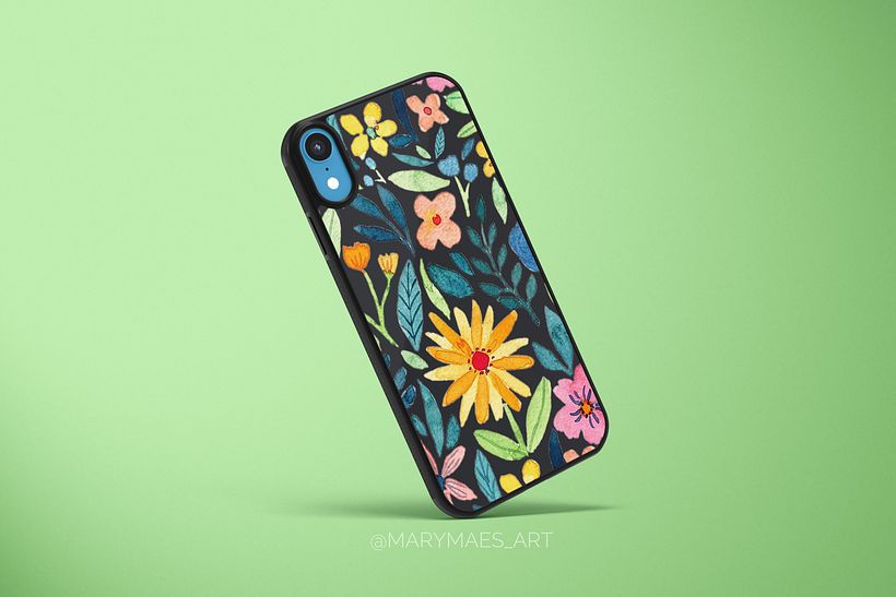 My project in Vibrant Floral Patterns with Watercolors course 6