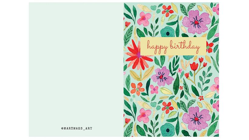 A6 card mockup