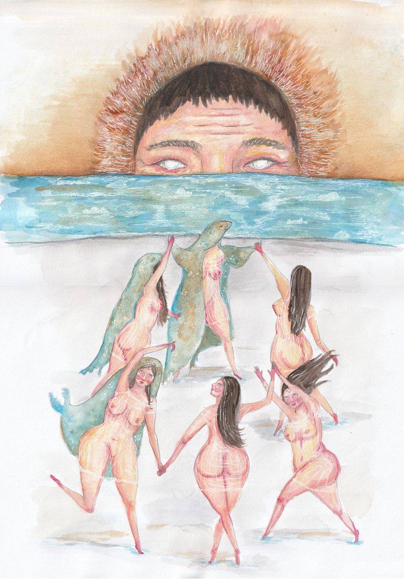 Selkie. My project in Introduction to Children’s Illustration course 2