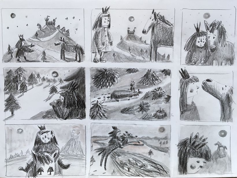 Process started with some sketches for the first exercise of the course 