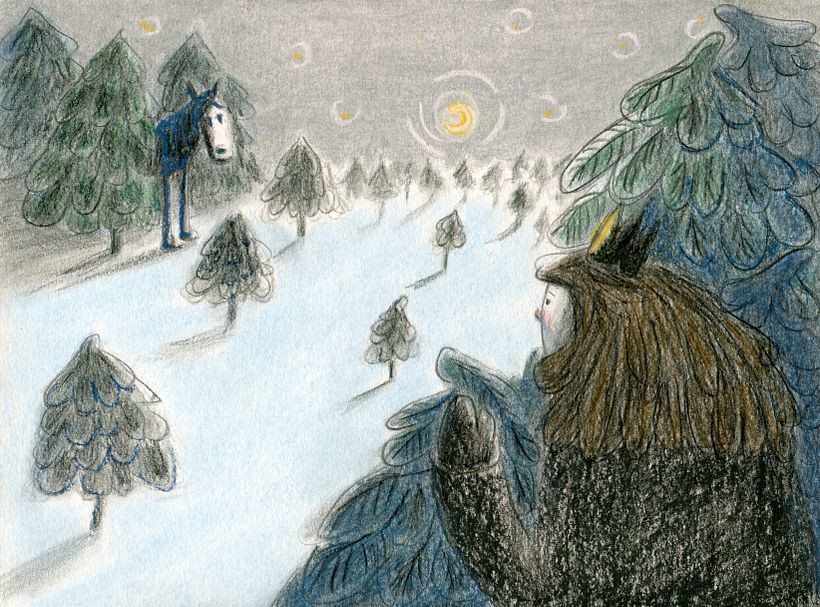 Scanned before digital editing.