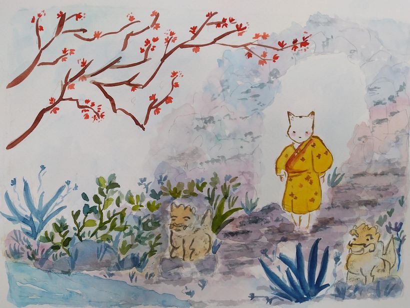 My project in Watercolor Illustration with Japanese Influence course 0