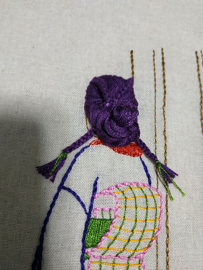 Peinando a una geisha 3