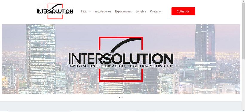 Inicio, las imagenes se desplazan.