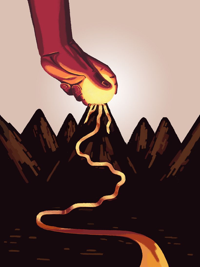 "Río de luz". De Sergi Solans.