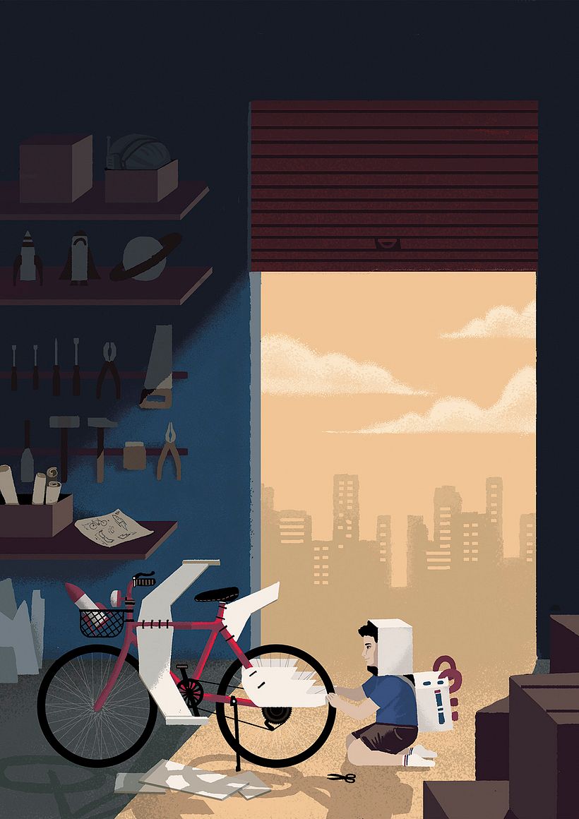 Ilustración para la revista Errratum. De Sergi Solans.