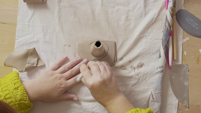 Ceramics Tutorial: How to Create a Simple Clay Vase 20