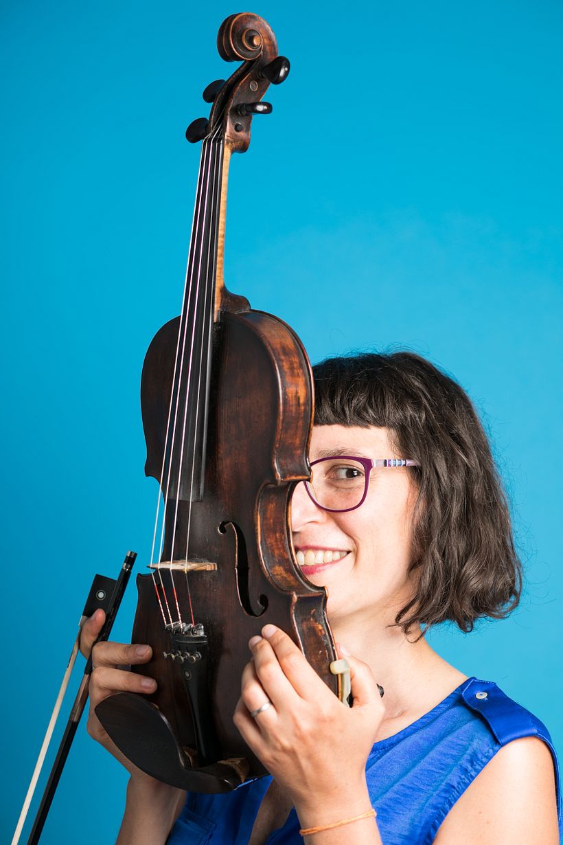 Retratos con fondos coloridos plenos! 9