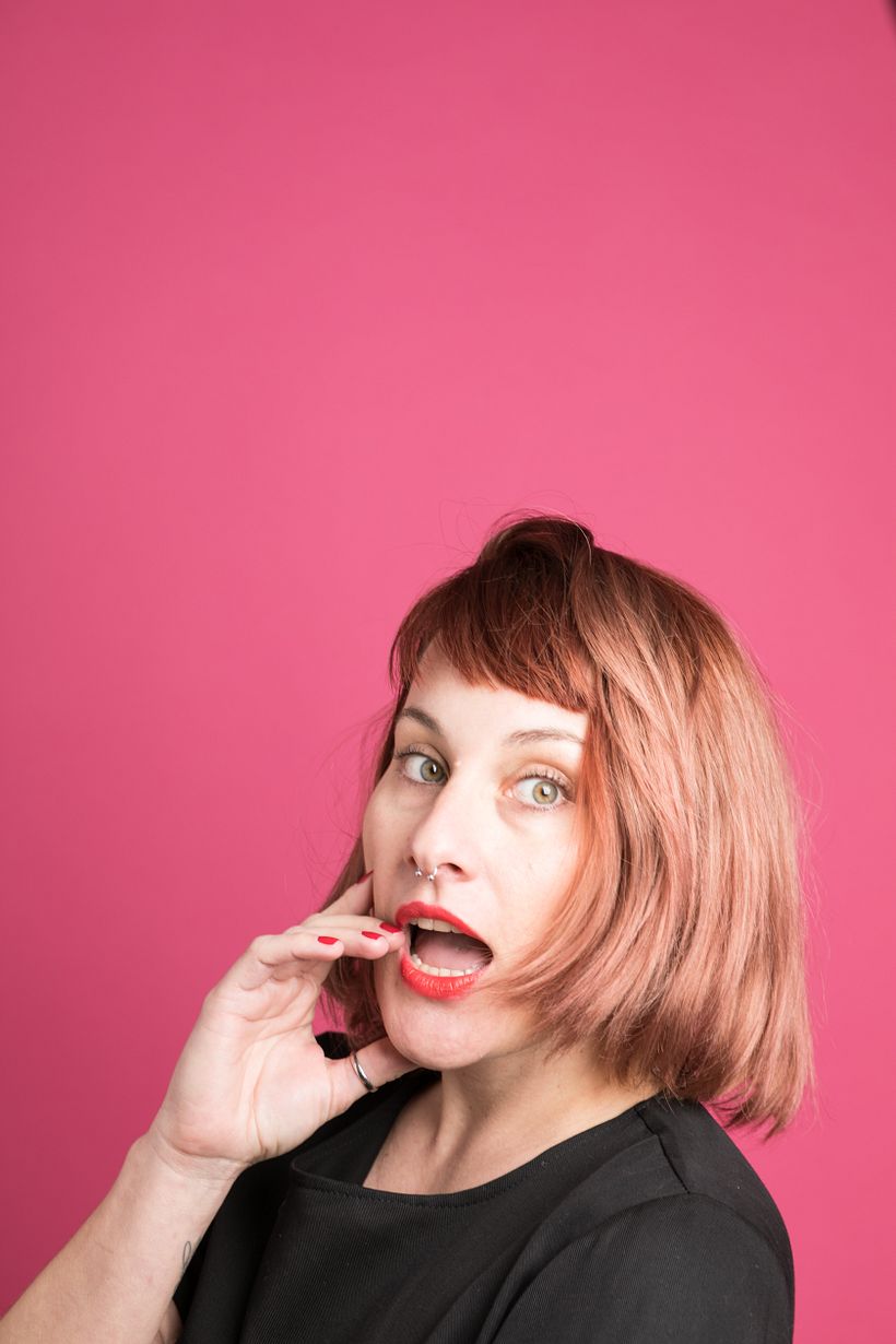 Retratos con fondos coloridos plenos! 13