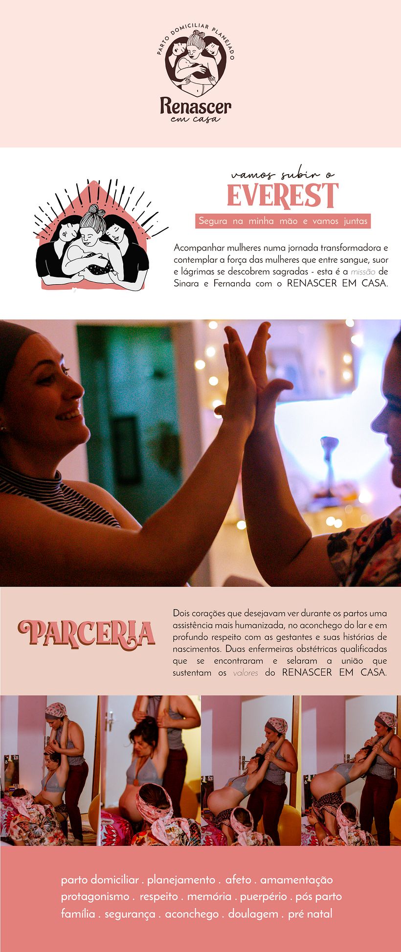 Projeto do curso: Design de elementos gráficos para Renascer em Casa 0