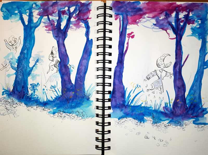 My project in Illustration Techniques to Unlock your Creativity course 4