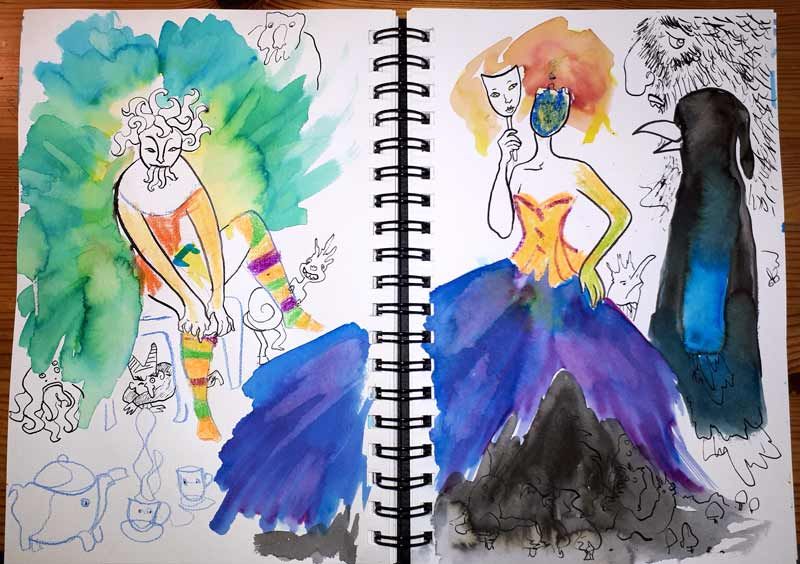 My project in Illustration Techniques to Unlock your Creativity course 5