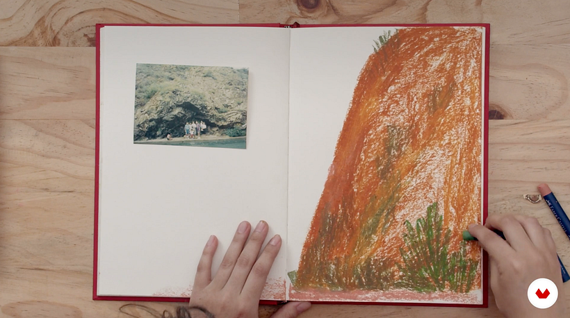 Bu sekansın mekanı da bir karakter. Bu durumda, her şeyin gerçekleştiği mekan olarak bir mağarayı seçtim.