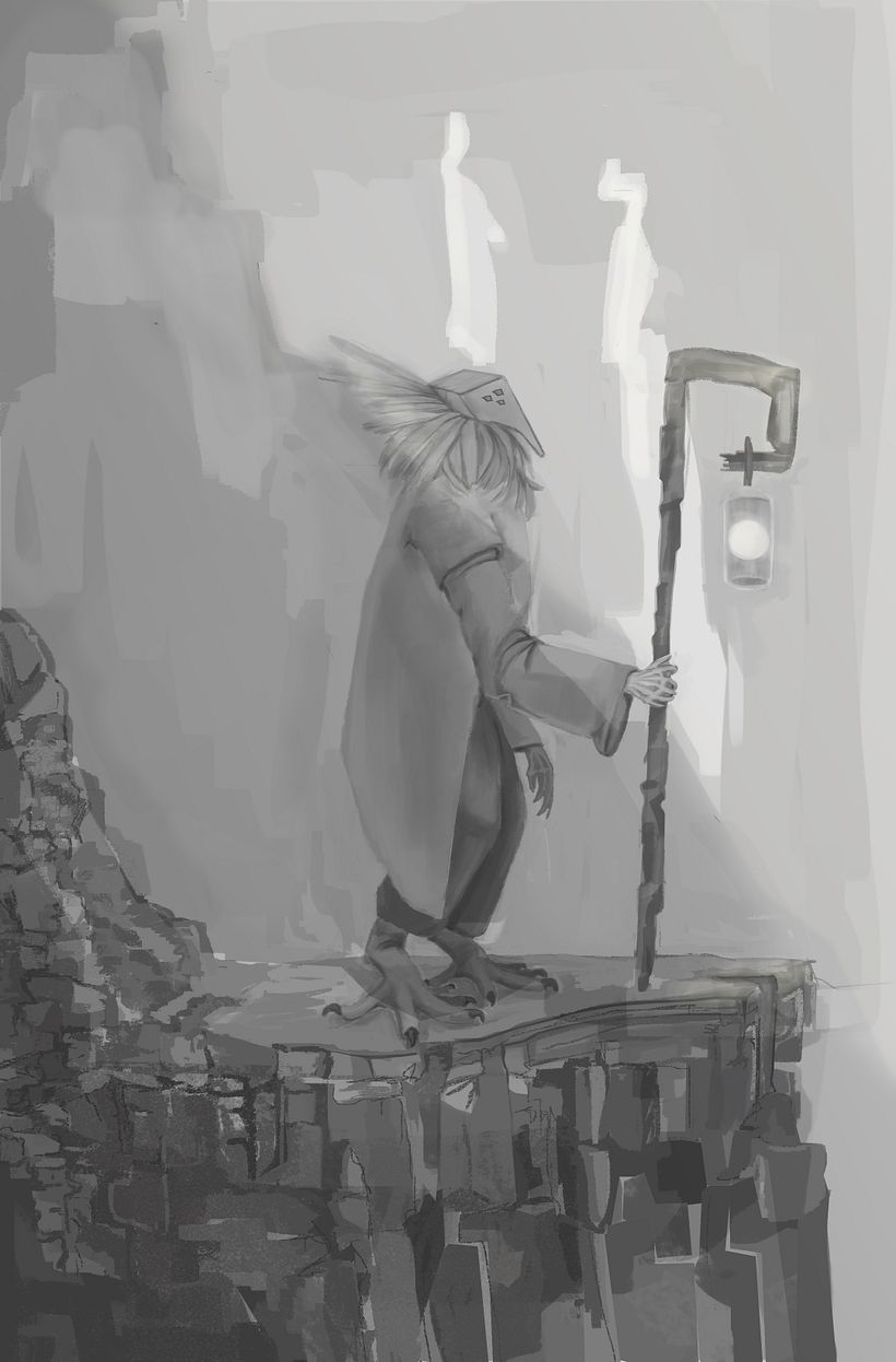 Mi Proyecto del curso: Diseño de personajes para concept art_ Criatura Dimensional  2