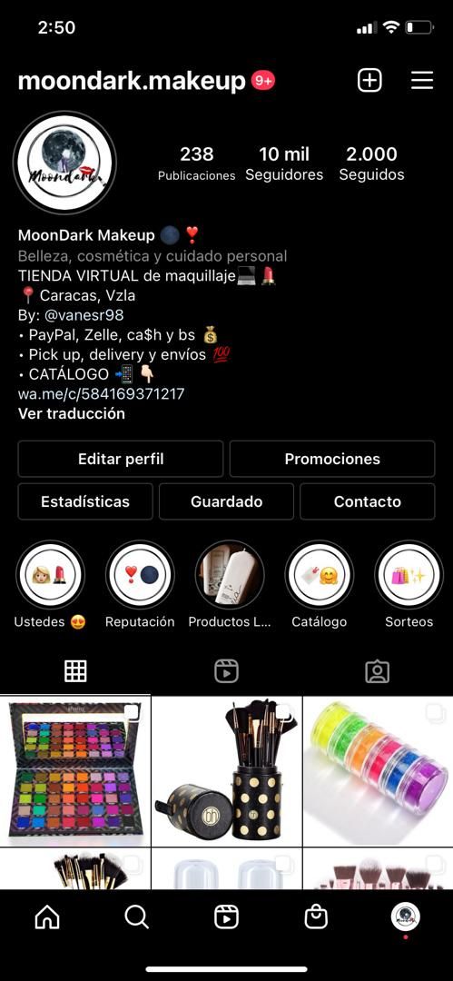 MoonDark Makeup: Introducción a Instagram Business -1