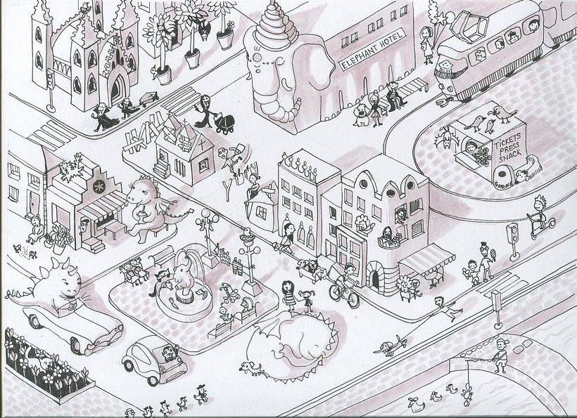 My project in The Art of Sketching: Transform Your Doodles into Art course 5