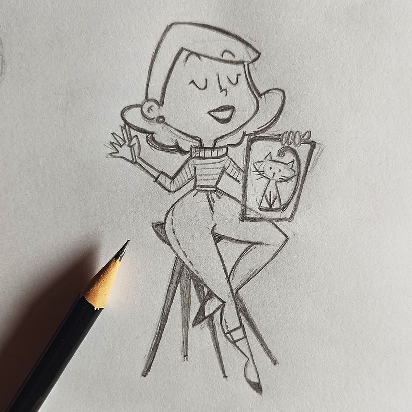 Personaje femenino: optimista, inteligente, creativa y elegante.