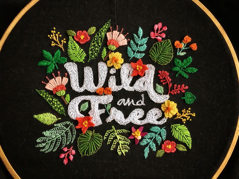 My Course Project: Advanced Embroidery Techniques: Stitches and Compositions with Volume 1