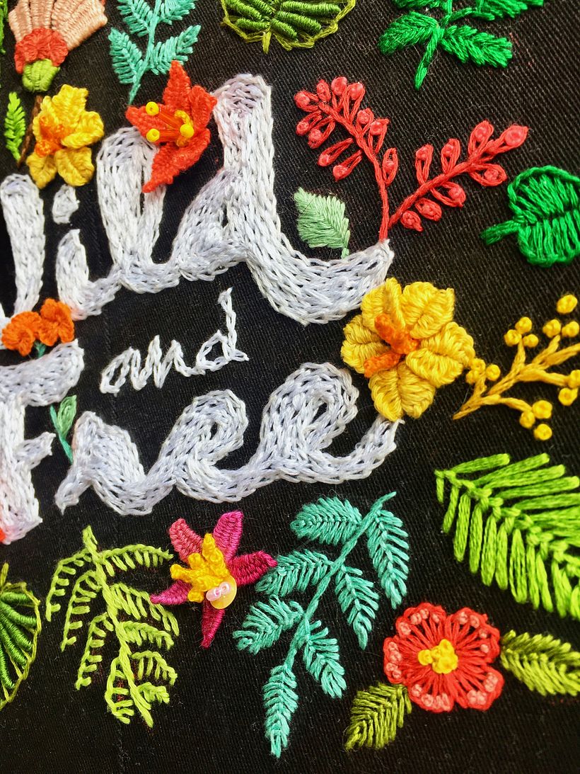 My Course Project: Advanced Embroidery Techniques: Stitches and Compositions with Volume 2