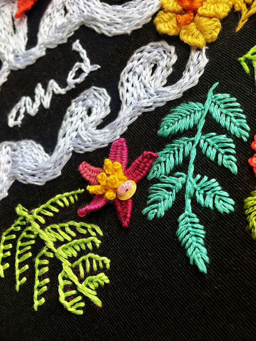 My Course Project: Advanced Embroidery Techniques: Stitches and Compositions with Volume 3