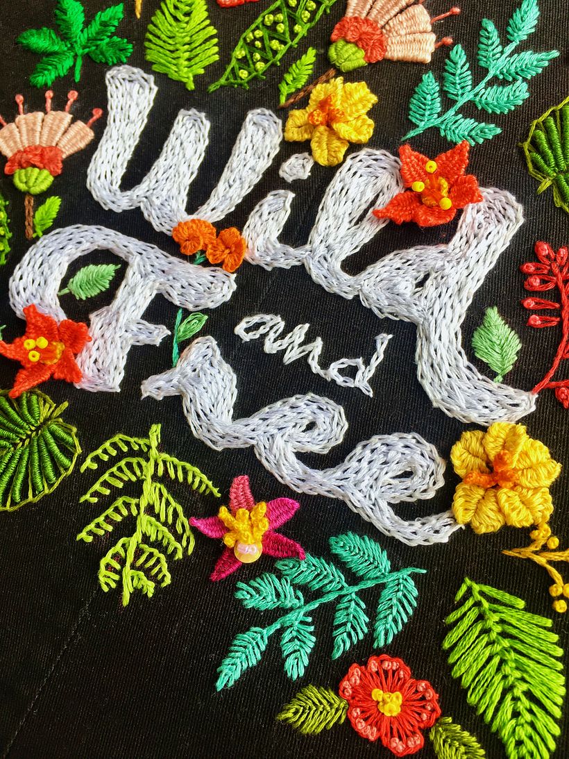 My Course Project: Advanced Embroidery Techniques: Stitches and Compositions with Volume 5