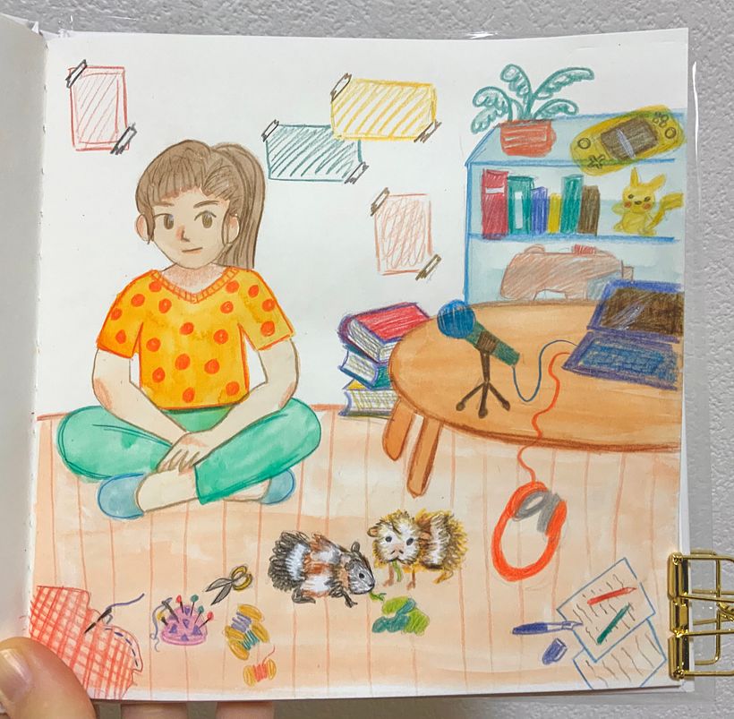 My project in Exploratory Sketchbook: Find Your Drawing Style course 0